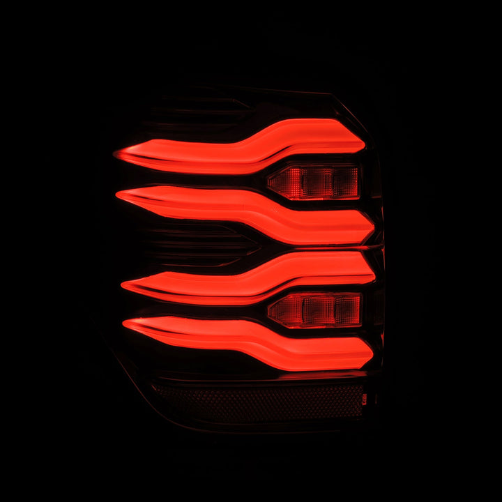 10-23 Toyota 4Runner LUXX-Series LED Tail Lights Black-Red | AlphaRex