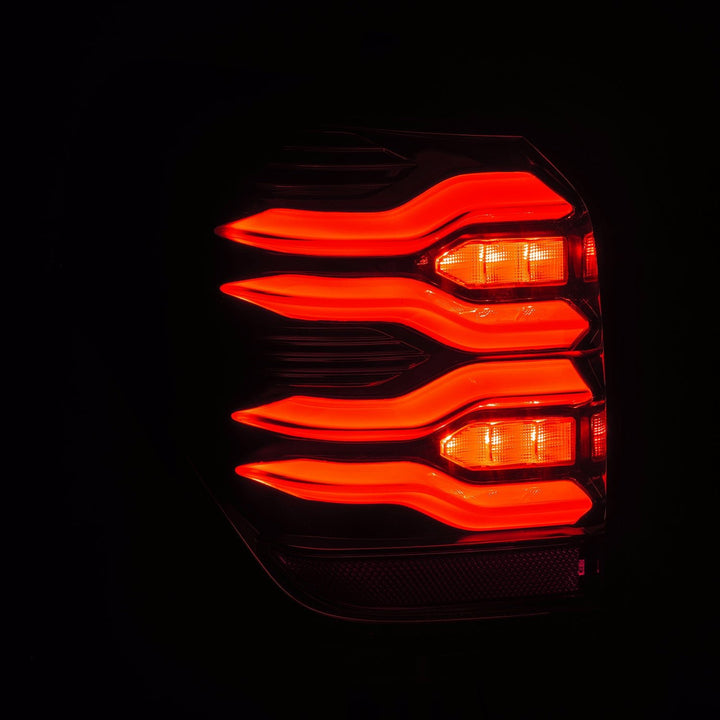 10-23 Toyota 4Runner LUXX-Series LED Tail Lights Black-Red | AlphaRex