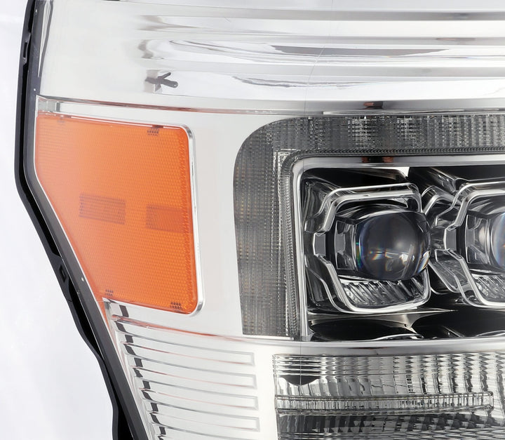 11-16 Ford Super Duty NOVA-Series LED Projector Headlights Chrome | AlphaRex