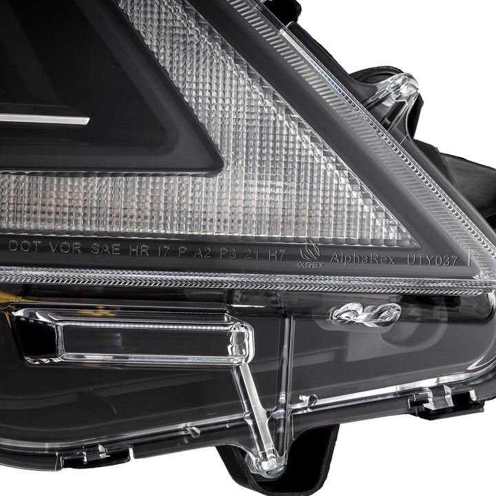 11-20 Toyota Sienna LUXX-Series Projector Headlights Black | AlphaRex