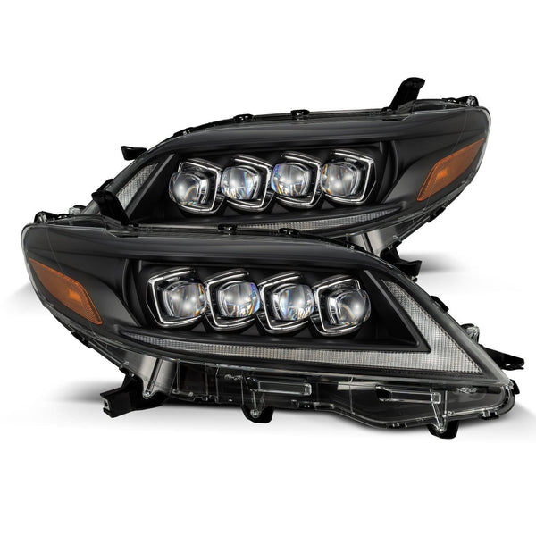 11-20 Toyota Sienna NOVA-Series LED Projector Headlights Black | AlphaRex