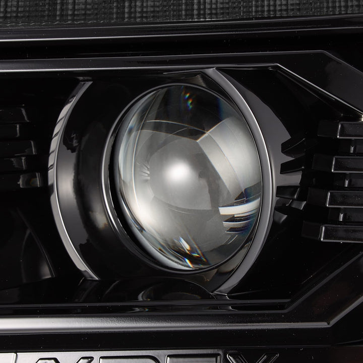 12-15 Toyota Tacoma LUXX-Series LED Projector Headlights Alpha-Black | AlphaRex