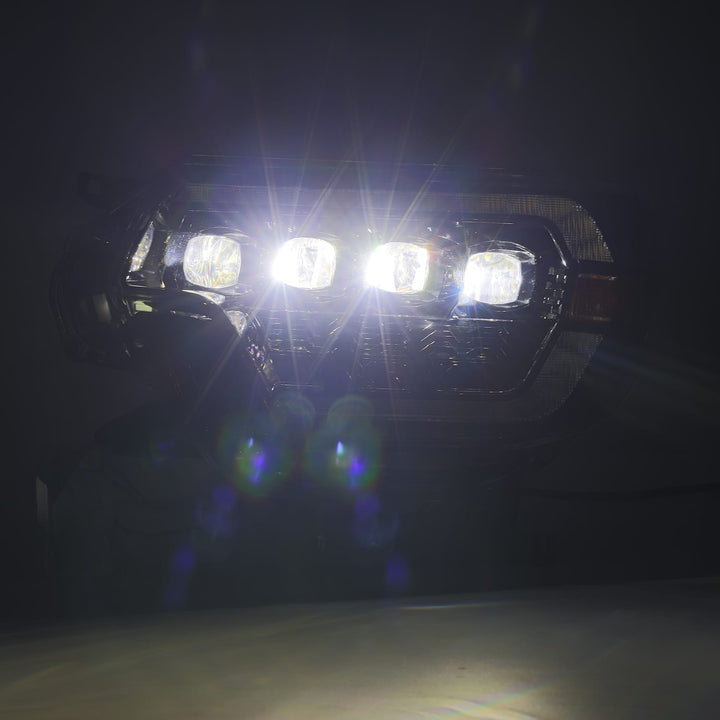 12-15 Toyota Tacoma NOVA-Series LED Projector Headlights Alpha-Black | AlphaRex