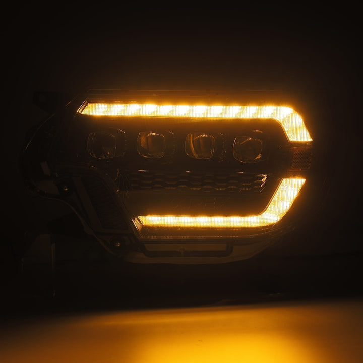 12-15 Toyota Tacoma NOVA-Series LED Projector Headlights Black | AlphaRex