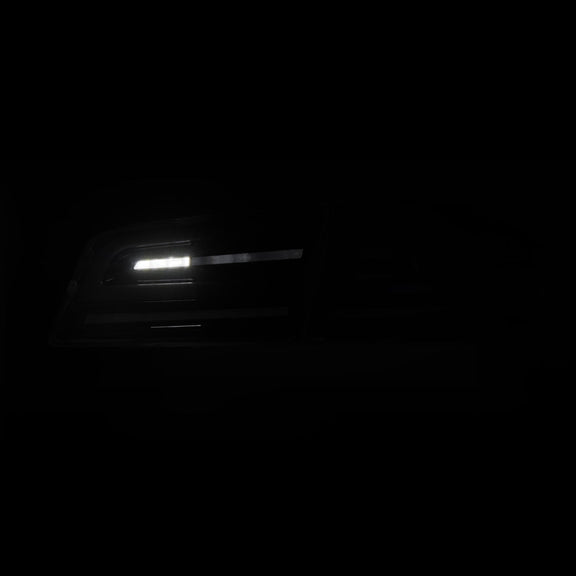 12-21 Tesla Model S LUXX-Series LED Tail Lights Black-Red (With Black ...