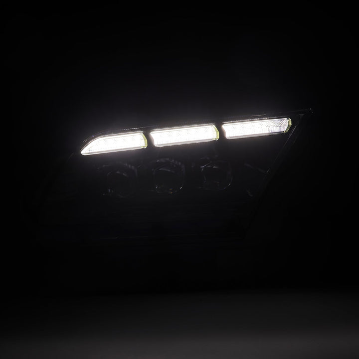 13-14 Ford Mustang MK II NOVA-Series LED Projector Headlights Black | AlphaRex