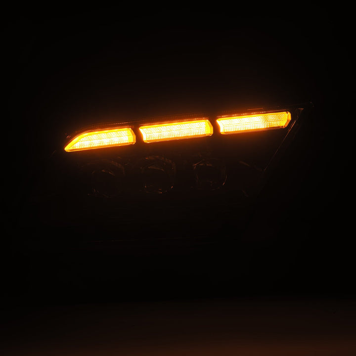 13-14 Ford Mustang MK II NOVA-Series LED Projector Headlights Black | AlphaRex