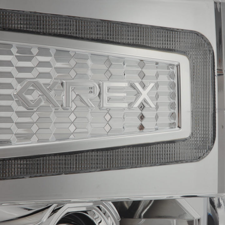 14-15 Chevrolet Silverado LUXX-Series LED Projector Headlights Chrome | AlphaRex
