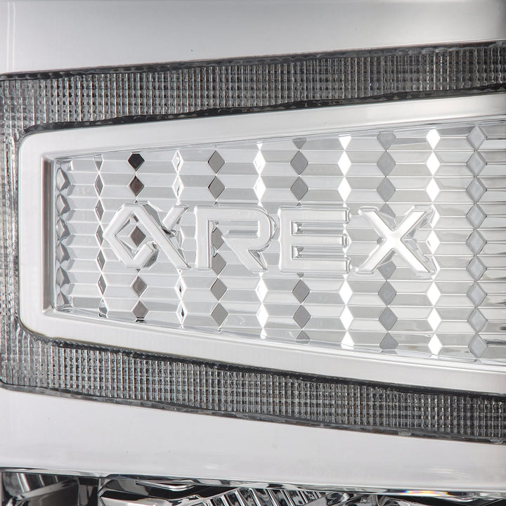 14-15 Chevrolet Silverado NOVA-Series LED Projector Headlights Chrome | AlphaRex