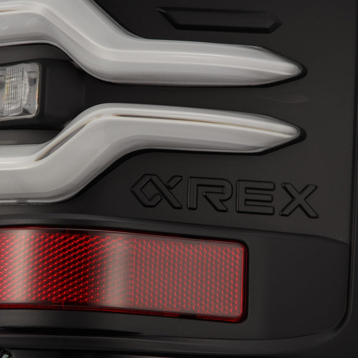 14-18 GMC Sierra 1500/2500HD/3500HD LUXX-Series LED Tail Lights Black | AlphaRex