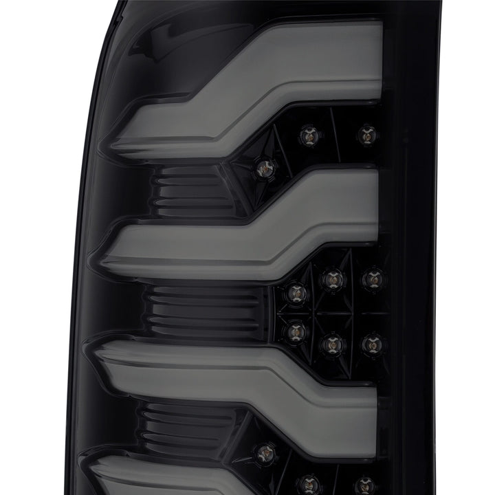 14-18 GMC Sierra 1500/2500HD/3500HD PRO-Series LED Tail Lights Jet Black | AlphaRex