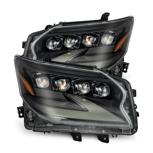 14-19 Lexus GX 460 NOVA-Series LED Projector Headlights Alpha-Black | AlphaRex