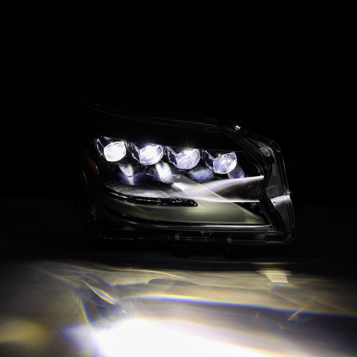 14-19 Lexus GX 460 NOVA-Series LED Projector Headlights Alpha-Black | AlphaRex