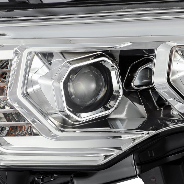 14-20 Toyota 4Runner PRO-Series Halogen Projector Headlights Chrome | AlphaRex