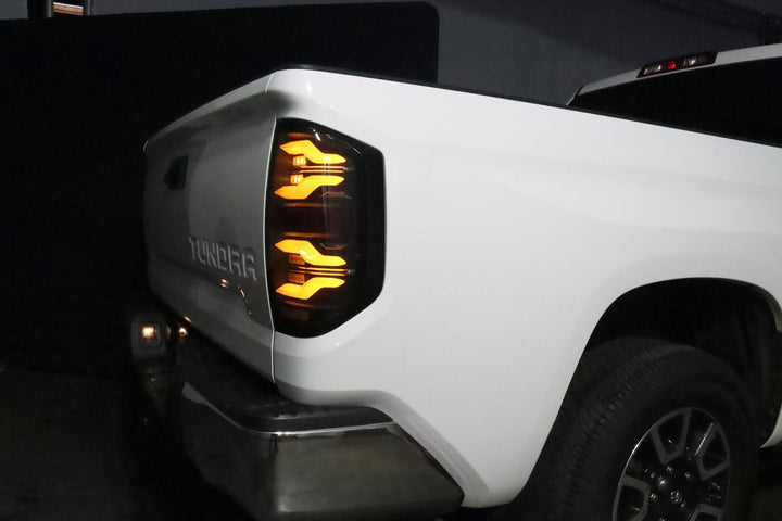 14-21 Toyota Tundra LUXX-Series LED Tail Lights Alpha-Black | AlphaRex