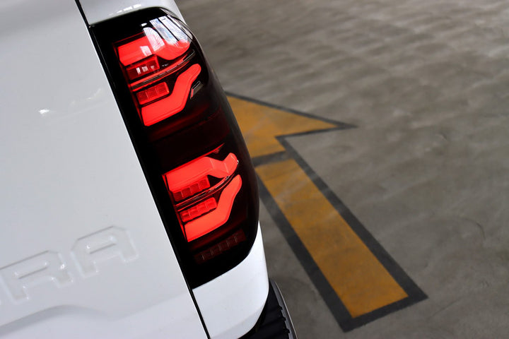 14-21 Toyota Tundra LUXX-Series LED Tail Lights Black | AlphaRex