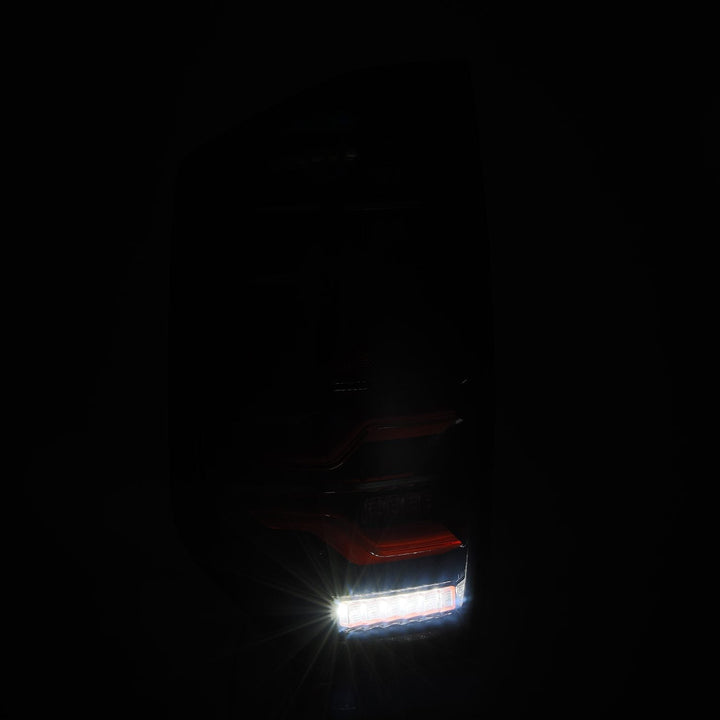 14-21 Toyota Tundra LUXX-Series LED Tail Lights Black-Red | AlphaRex