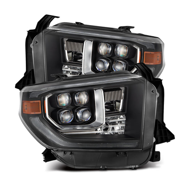 14-21 Toyota Tundra MK II NOVA-Series LED Projector Headlights Black | AlphaRex