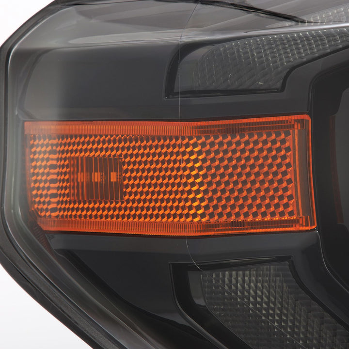 14-21 Toyota Tundra MK II PRO-Series Halogen Projector Headlights Alpha-Black | AlphaRex
