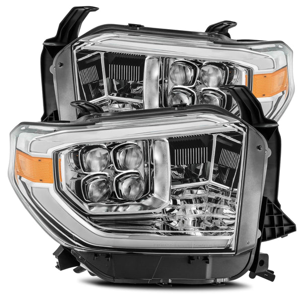 14-21 Toyota Tundra NOVA-Series LED Projector Headlights Chrome | AlphaRex