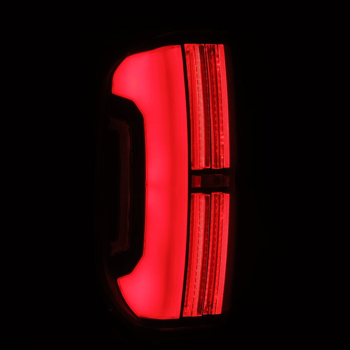 14-21 Toyota Tundra NOVA-Series Prismatic LED Tail Lights Black-Red | AlphaRex