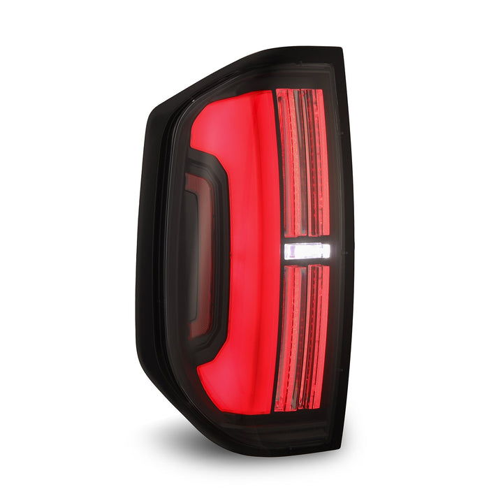 14-21 Toyota Tundra NOVA-Series Prismatic LED Tail Lights Black-Red | AlphaRex