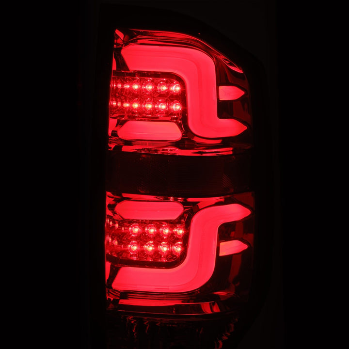 14-21 Toyota Tundra PRO-Series LED Tail Lights Jet Black | AlphaRex
