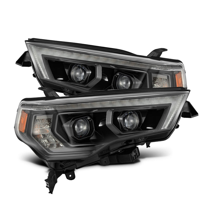14-23 Toyota 4Runner MK II LUXX-Series LED Projector Headlights Alpha-Black | AlphaRex