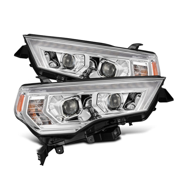 14-23 Toyota 4Runner MK II LUXX-Series LED Projector Headlights Chrome | AlphaRex