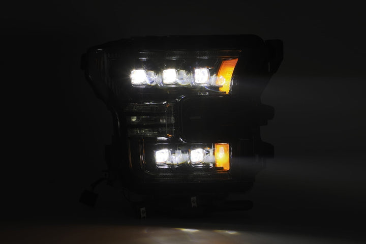 15-17 Ford F150 / 17-20 F150 Raptor NOVA-Series LED Projector Headlights Alpha-Black | AlphaRex