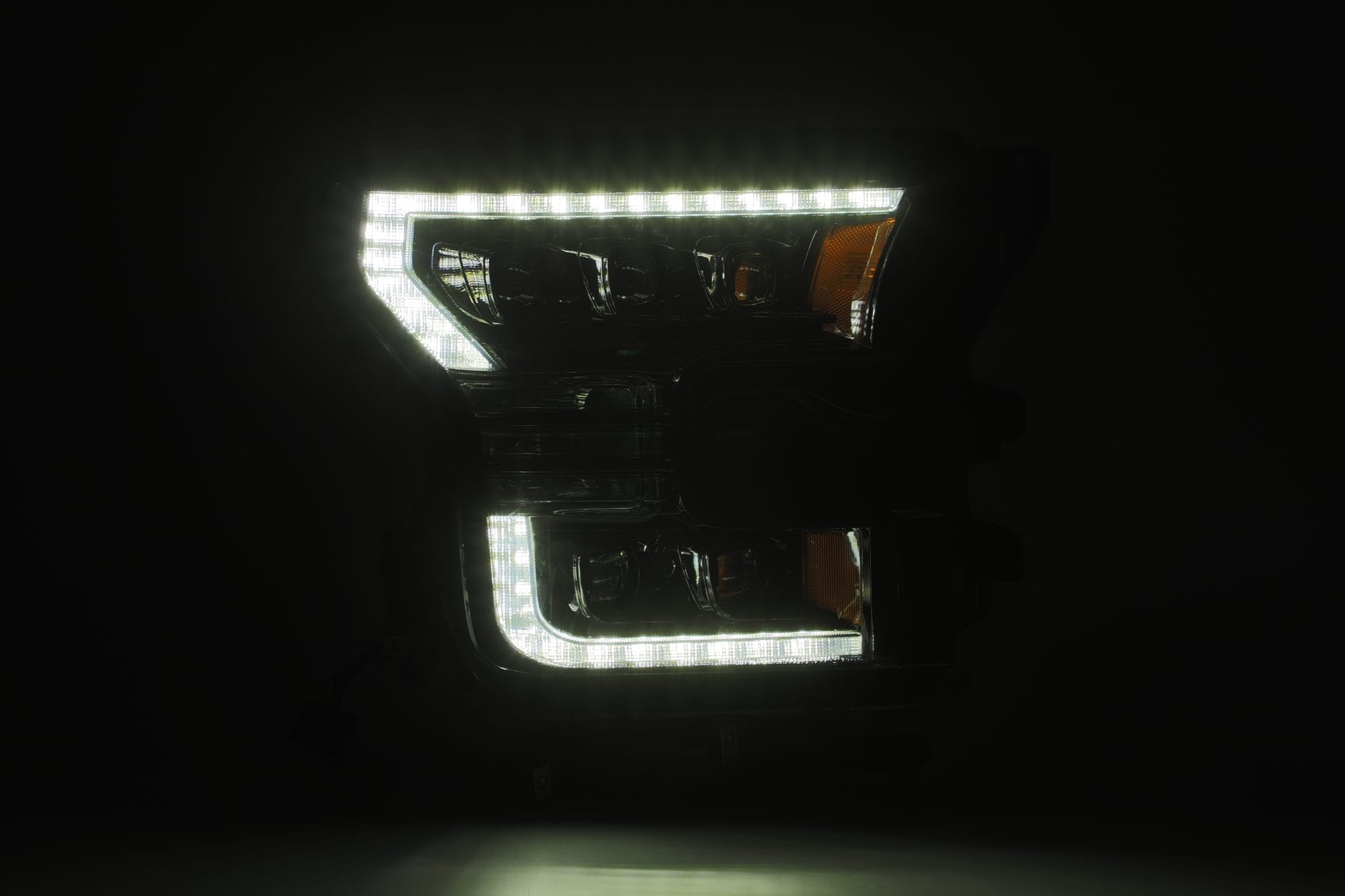 15-17 Ford F150 / 17-20 F150 Raptor NOVA-Series LED Projector Headlights  Alpha-Black
