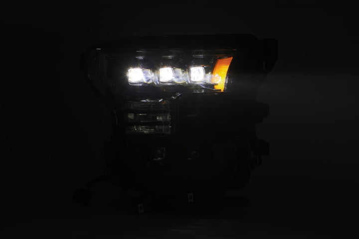 15-17 Ford F150 / 17-20 F150 Raptor NOVA-Series LED Projector Headlights Alpha-Black | AlphaRex