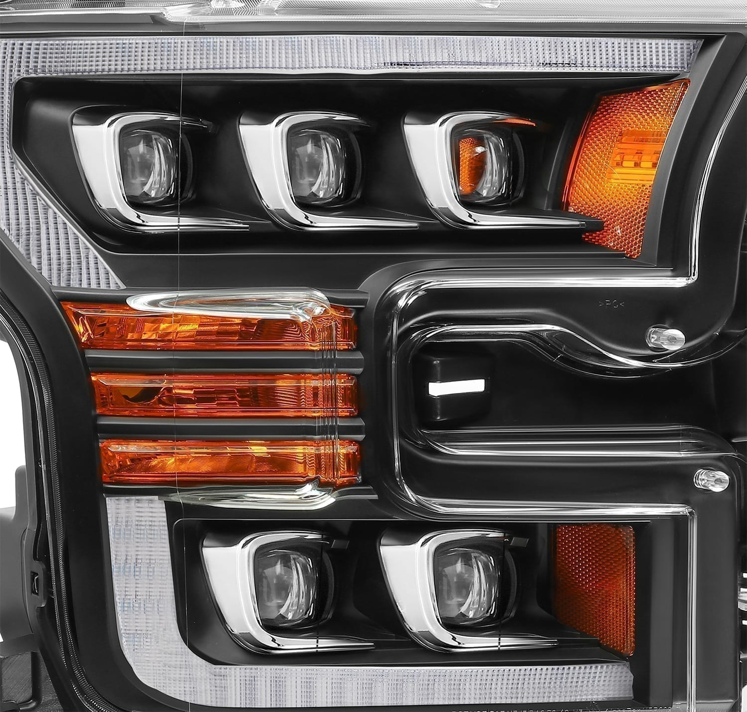15-17 Ford F150 / 17-20 F150 Raptor NOVA-Series LED Projector Headlights  Black