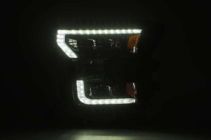 15-17 Ford F150 / 17-20 F150 Raptor NOVA-Series LED Projector Headlights Black | AlphaRex