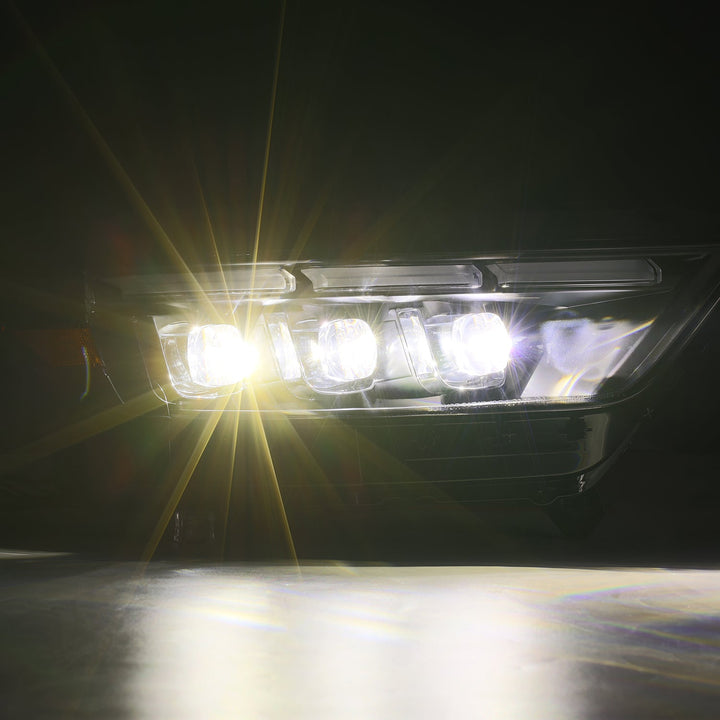 15-17 Ford Mustang/18-20 Mustang Shelby GT350/GT500 MK II NOVA-Series LED Projector Headlights Black | AlphaRex