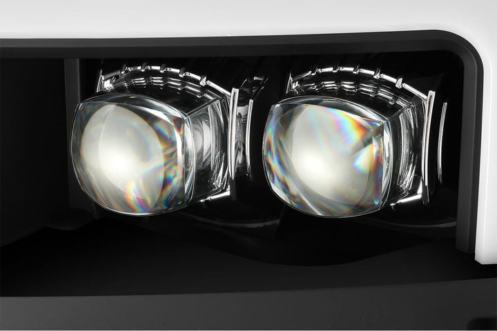 15-19 Chevrolet Silverado 2500HD/3500HD MK II NOVA-Series LED Projector Headlights Black | AlphaRex