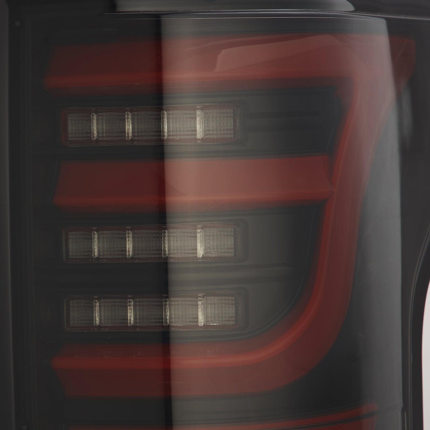 15-20 Ford F150 LUXX-Series LED Tail Lights Black-Red | AlphaRex