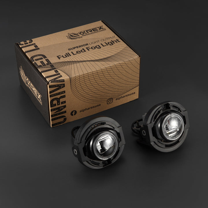 15-23 Dodge Charger DoubleTap Dual Color LED Projector Fog Lights AlphaRex 15-23 Dodge Charger DoubleTap Dual Color LED Projector Fog Lights AlphaRex