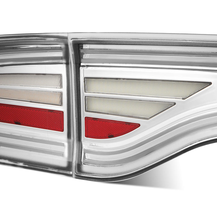 15-23 Dodge Charger MKII NOVA-Series Prismatic LED Tail Lights Chrome | AlphaRex