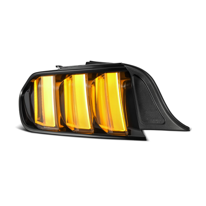 15-23 Ford Mustang NOVA-Series Prismatic LED Tail Lights Black-Clear | AlphaRex
