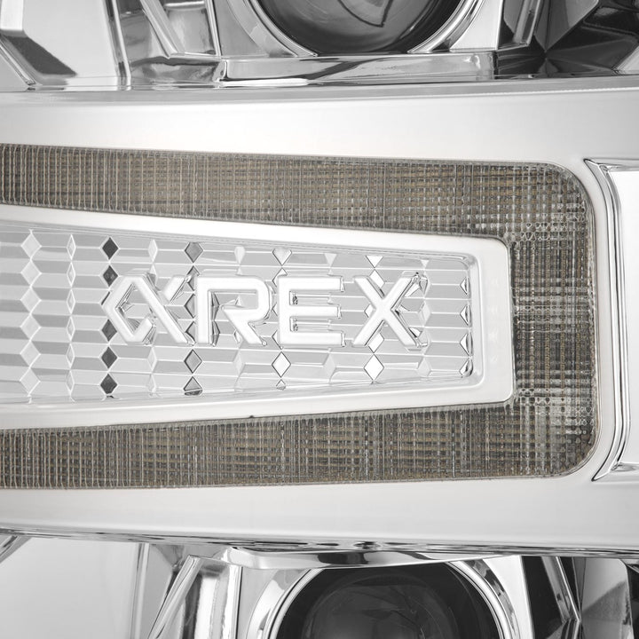 16-18 Chevrolet Silverado 1500 LUXX-Series LED Projector Headlights Chrome | AlphaRex