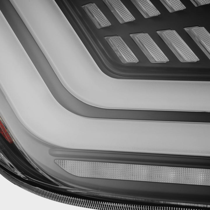 16-21 Honda Civic Hatchback NOVA-Series Prismatic LED Tail Lights Black | AlphaRex