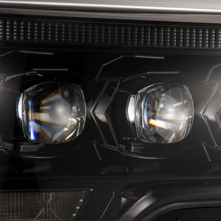 16-23 Toyota Tacoma MK II NOVA-Series LED Projector Headlights Alpha-Black | AlphaRex