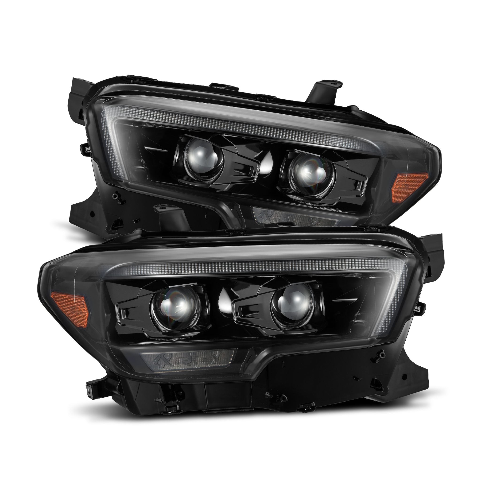 16-22 Toyota Tacoma MK II PRO-Series Halogen Projector Headlights Alpha ...