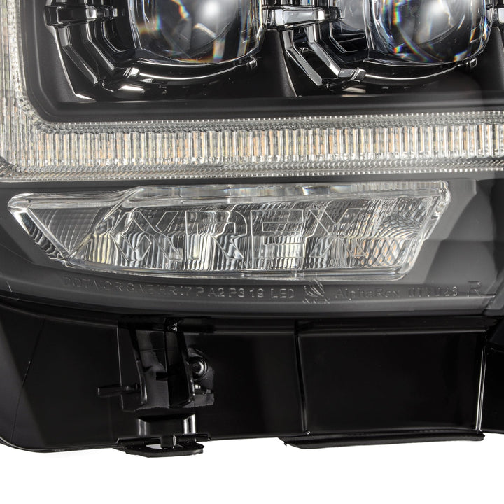 16-23 Toyota Tacoma NOVA-Series LED Projector Headlights Black | AlphaRex