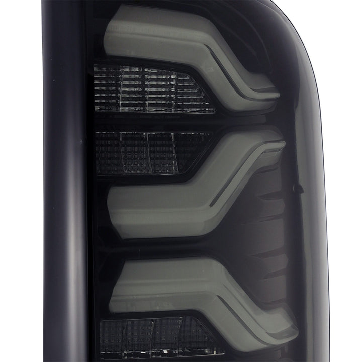 16-23 Toyota Tacoma PRO-Series LED Tail Lights Jet Black | AlphaRex