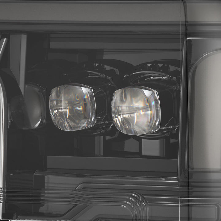 17-19 Ford Super Duty MKII NOVA-Series LED Projector Headlights Alpha-Black | AlphaRex