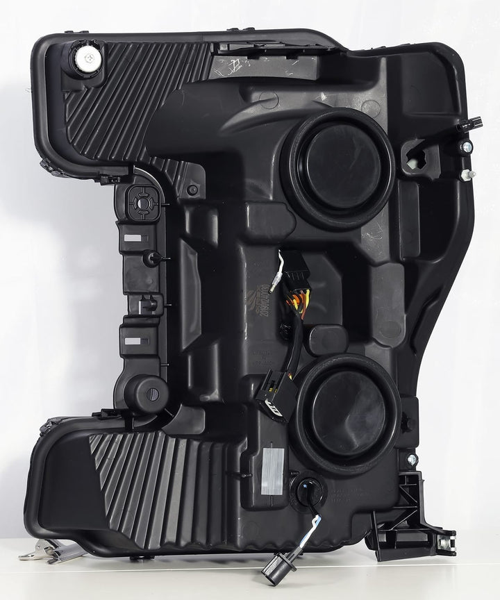 17-19 Ford Super Duty PRO-Series Halogen Projector Headlights Black | AlphaRex