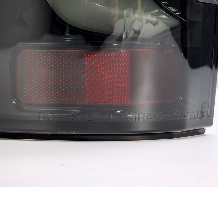 17-19 Ford Super Duty PRO-Series LED Tail Lights Jet Black | AlphaRex