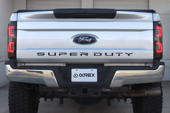 17-19 Ford Super Duty PRO-Series LED Tail Lights Jet Black | AlphaRex